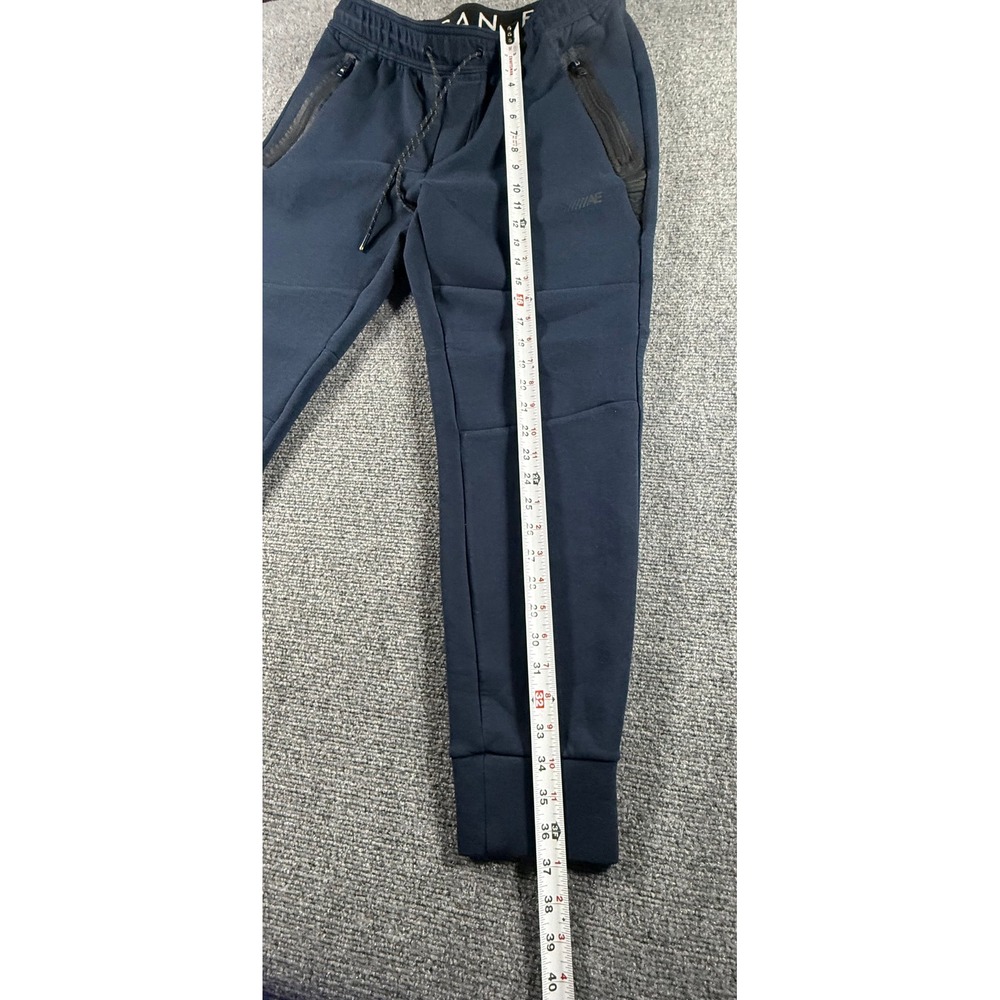 American Eagle Mens Navy Blue Jogger Sweatpants Size M Zipper Pockets Active - Picture 4 of 5